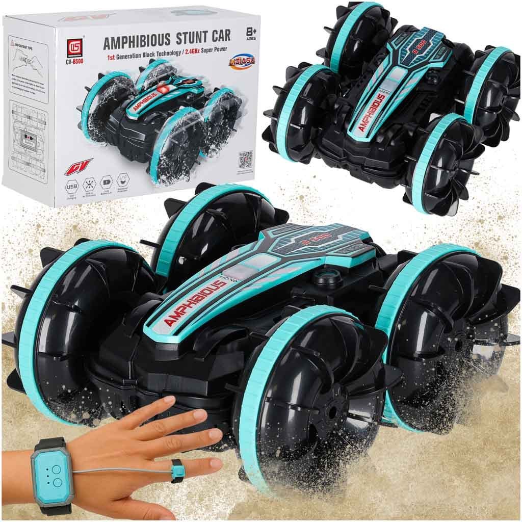 Samochód zdalnie sterowany Amfibia sterowany gestami 4×4 360 2,4GHz 3,7V Samochód zdalnie sterowany Amfibia sterowany gestami 4×4 360 2,4GHz 3,7V