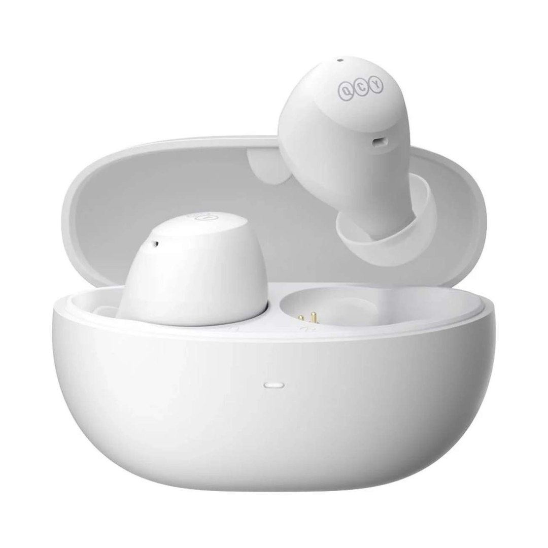 Słuchawki bezprzewodowe dokanałowe HT07 ArcBuds Bluetooth TWS – białe Słuchawki bezprzewodowe dokanałowe HT07 ArcBuds Bluetooth TWS – białe