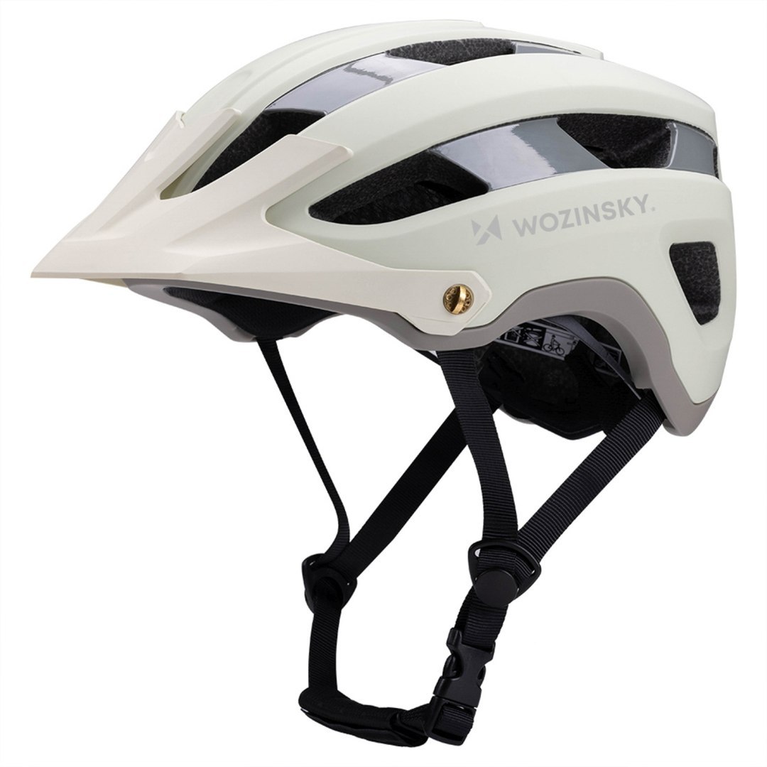 Kask rowerowy MTB z odpinanym daszkiem lekki 57-62 cm – pastelowa zieleń Kask rowerowy MTB z odpinanym daszkiem lekki 57-62 cm – pastelowa zieleń
