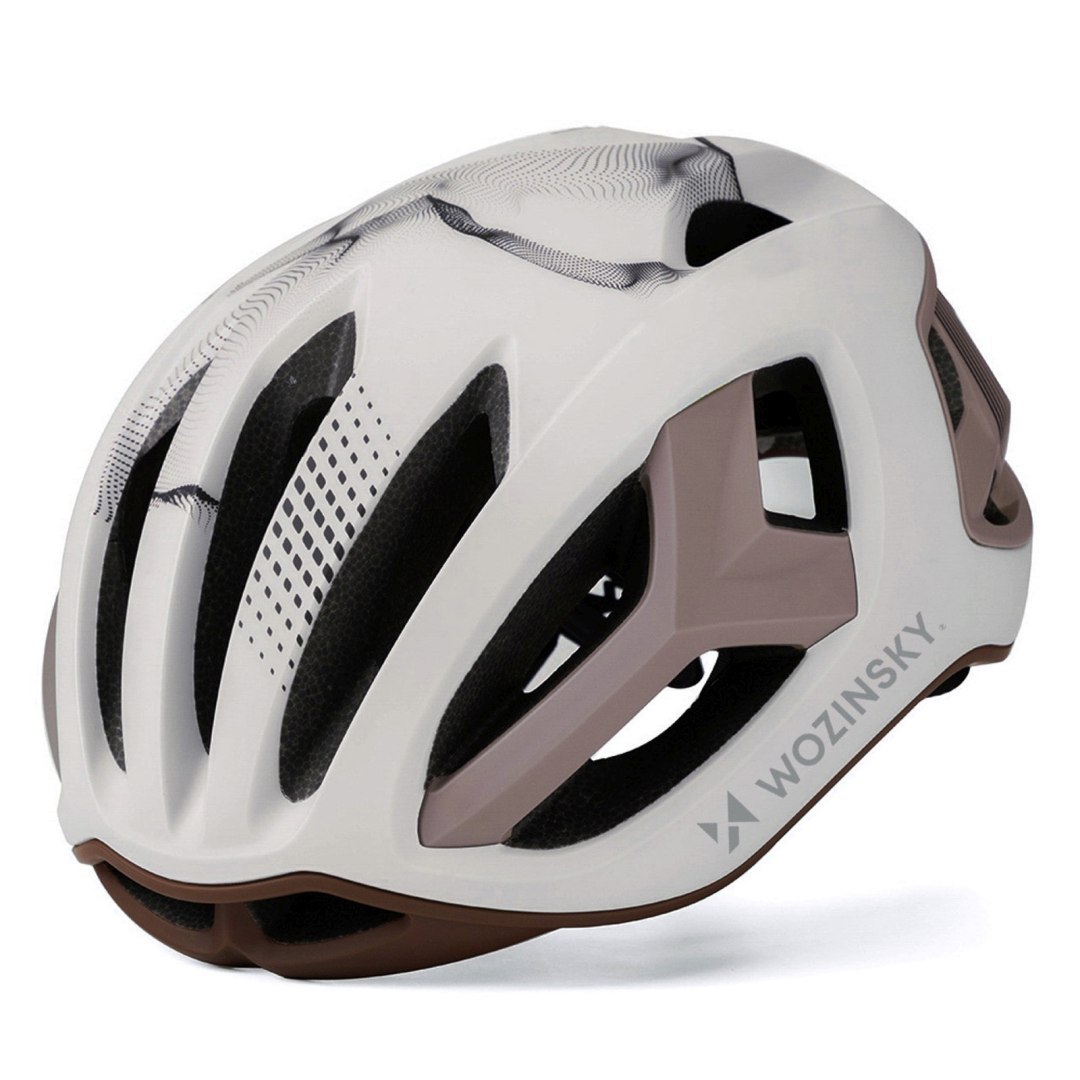 Kask rowerowy szosowy ultralekki 54-58 cm – taupe