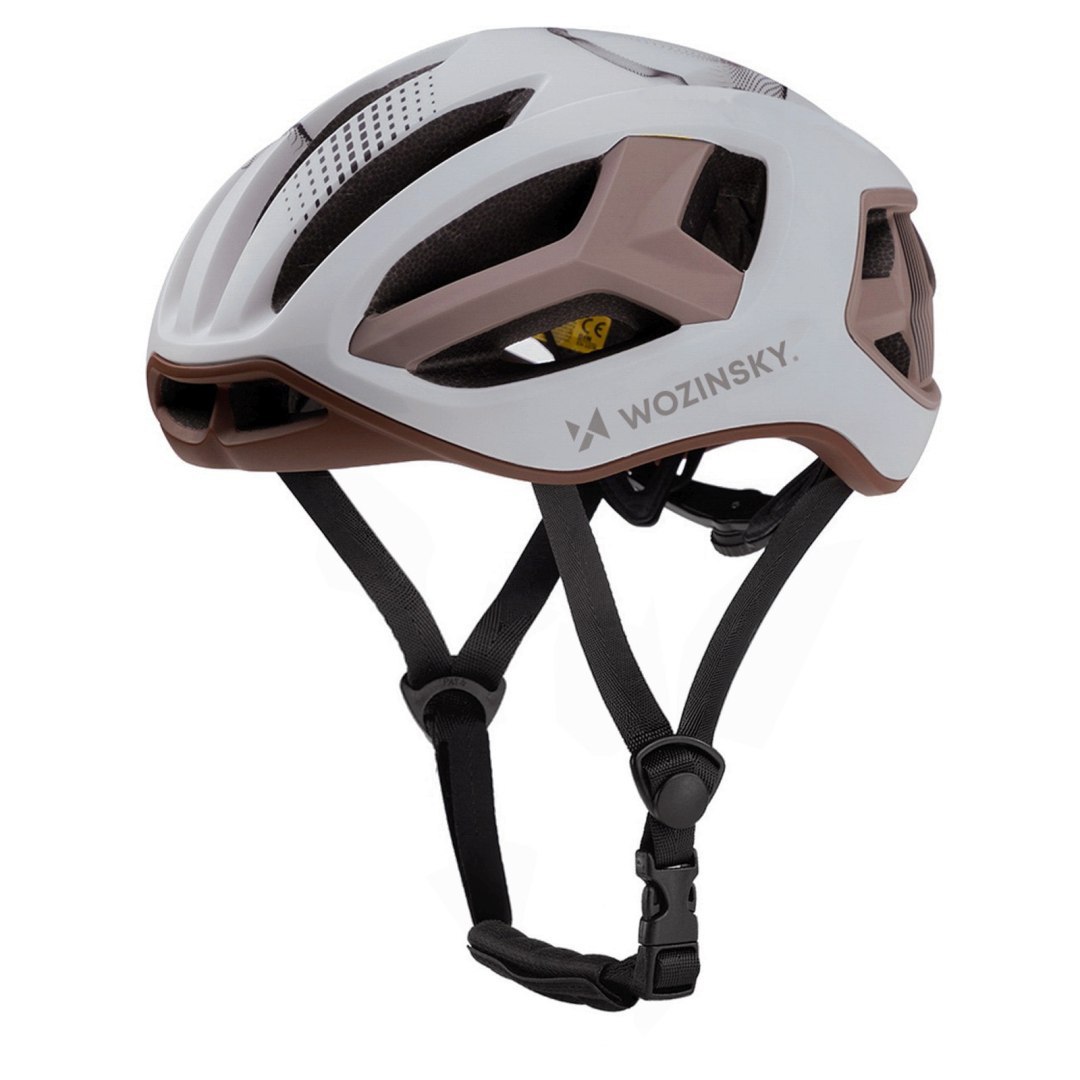 Kask rowerowy szosowy ultracienki 57-62 cm – taupe Kask rowerowy szosowy ultracienki 57-62 cm – taupe