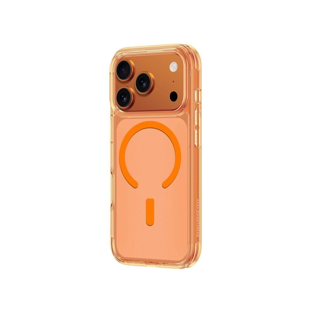 Etui pokrowiec case na iPhone 17 Pro Minimal MagSafe – pomarańczowy Etui pokrowiec case na iPhone 17 Pro Minimal MagSafe – pomarańczowy