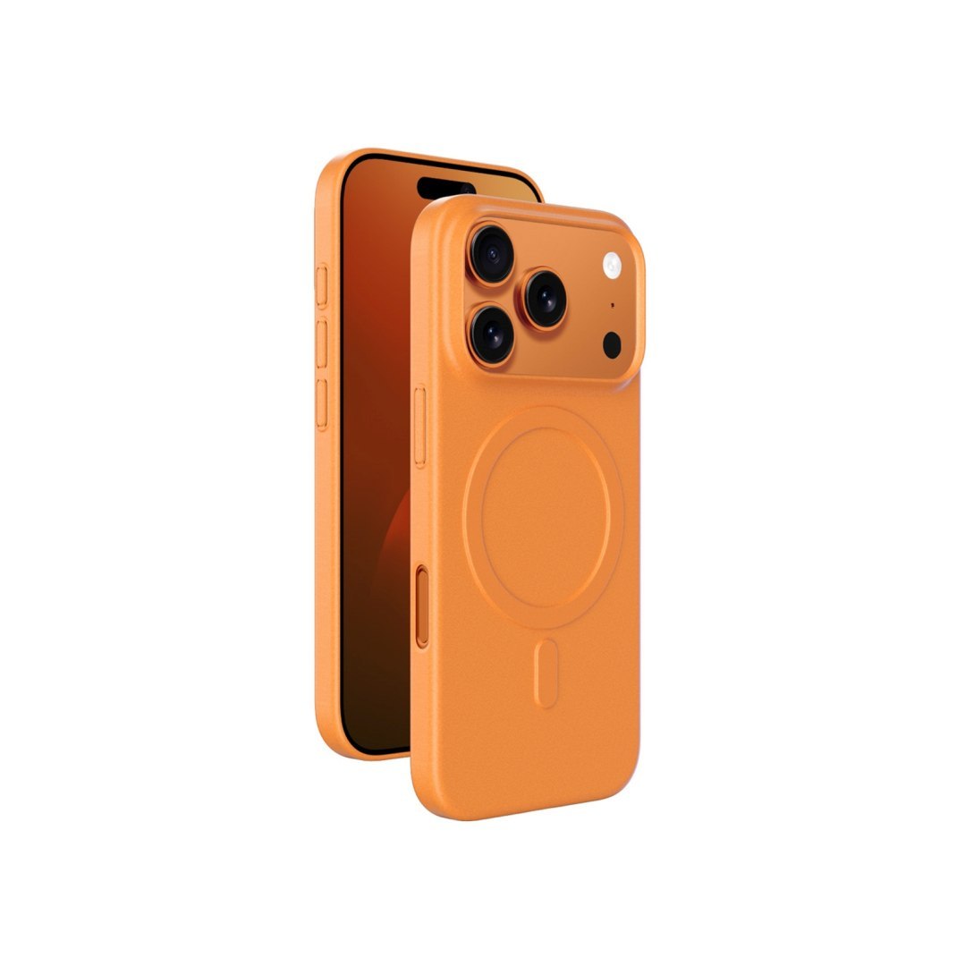 Etui pokrowiec case na iPhone 17 Pro Max Minimal Air Case MagSafe – pomarańczowy