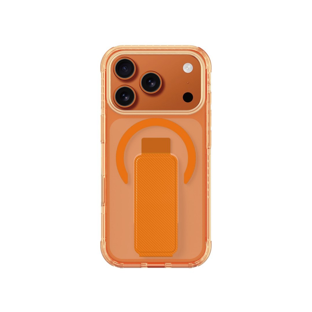 Etui pokrowiec ochronny na iPhone 17 Pro Max Titan Pro Holder MagSafe – pomarańczowy