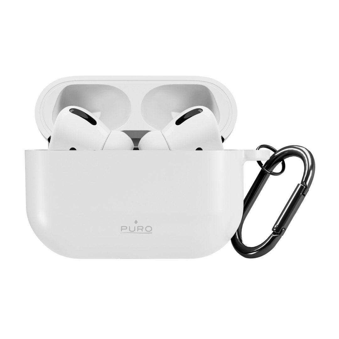 Silikonowy pokrowiec etui na słuchawki Airpods Pro 3 – białe Silikonowy pokrowiec etui na słuchawki Airpods Pro 3 – białe