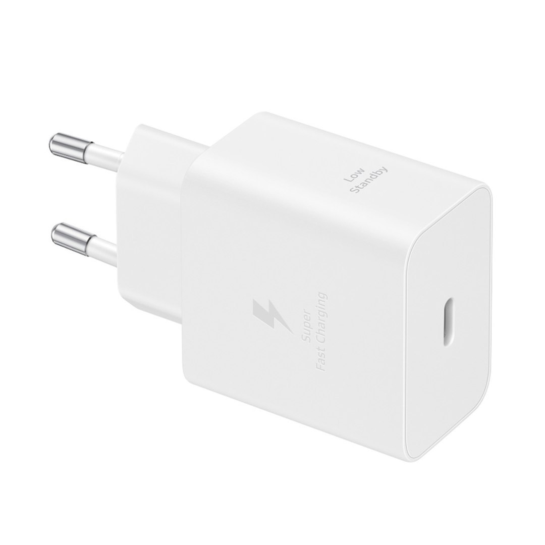 Ładowarka sieciowa szybka Samsung USB-C 45W 4.05A – biała Ładowarka sieciowa szybka Samsung USB-C 45W 4.05A – biała