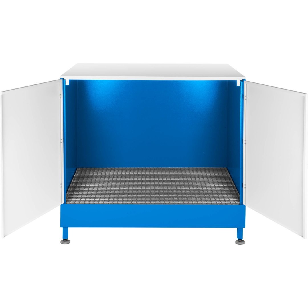 Wanna ociekowa wychwytowa z szafką na 2 beczki PRO-LINE 1480x970x1440mm