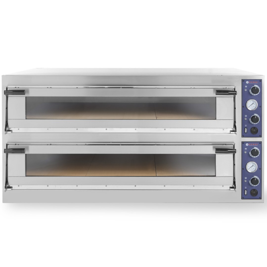 Piec do pizzy i ciasta TRAYS 66L drzwiczki przeszklone blachy piekarnicze 60x40cm 20.4kW 12 pizz śr. 40cm Piec do pizzy i ciasta TRAYS 66L drzwiczki przeszklone blachy piekarnicze 60x40cm 20.4kW 12 pizz śr. 40cm