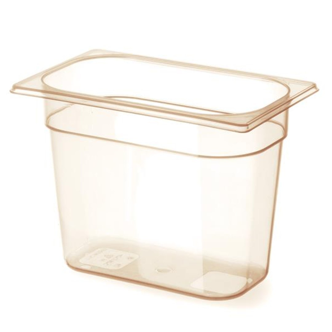 Pojemnik GN z grilamidu do wysokich temperatur GN 1/4 wys. 65 mm – Hendi 869581