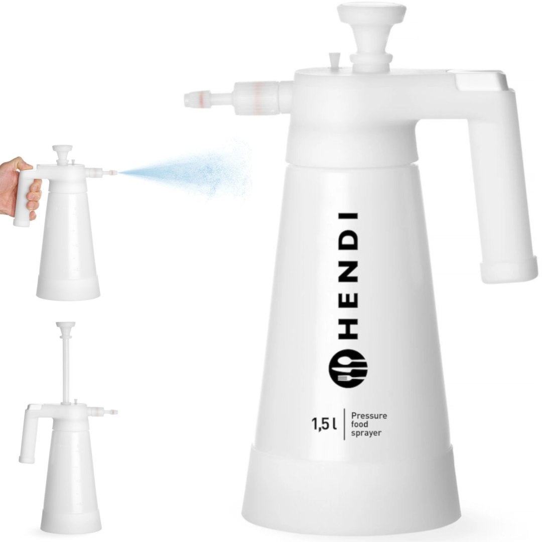 Spryskiwacz rozpylacz ciśnieniowy do żywności 1.5 l – Hendi 270875 Spryskiwacz rozpylacz ciśnieniowy do żywności 1.5 l – Hendi 270875