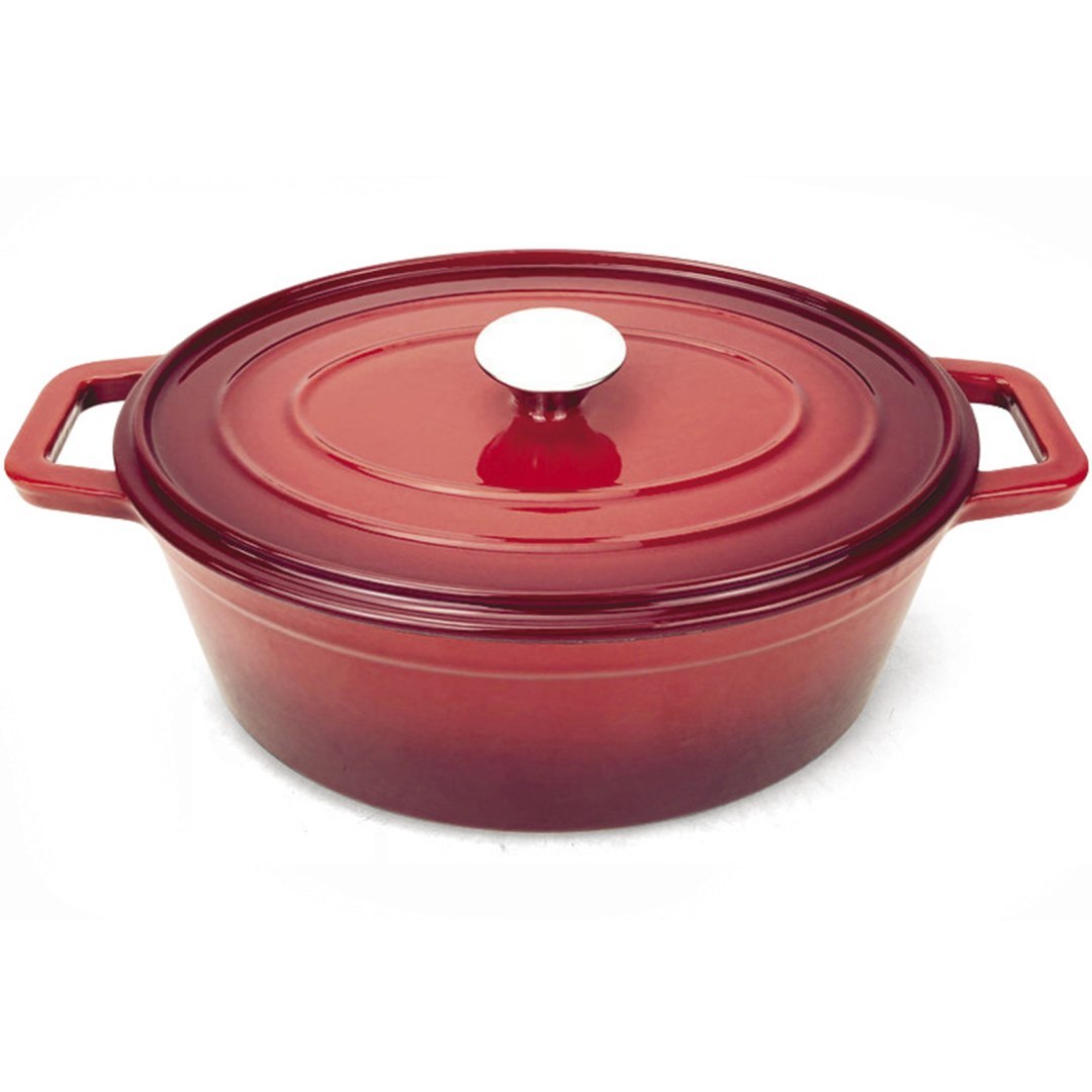 Garnek żeliwny emaliowany 6,88 l czerwony – Hendi 626825 Garnek żeliwny emaliowany 6,88 l czerwony – Hendi 626825