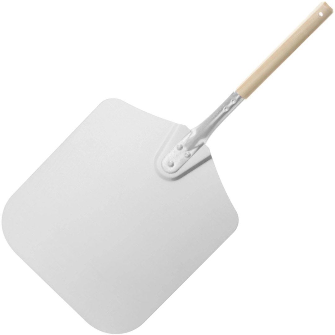 Łopata do pizzy z krótką rączką kwadratowa 305 x 660 mm – Hendi 618035