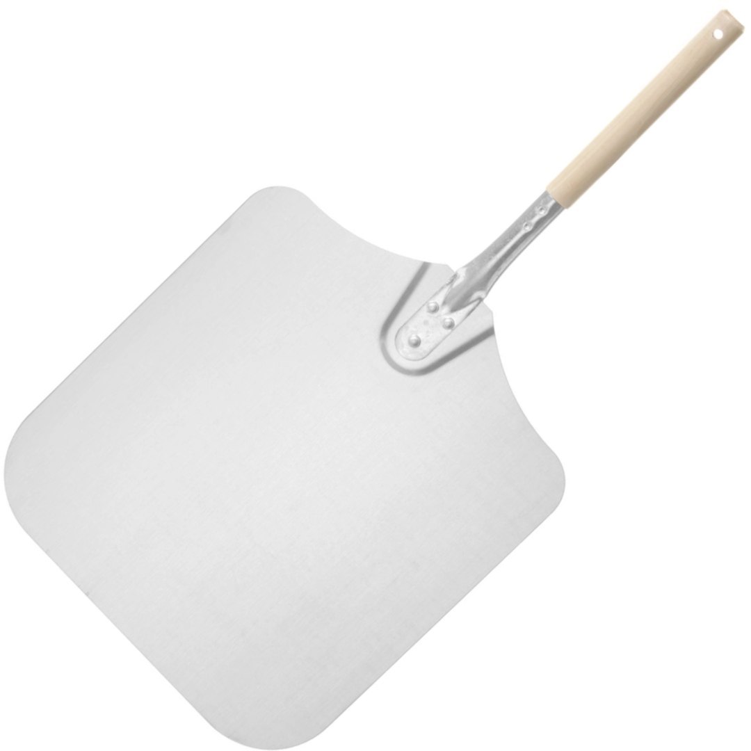 Łopata do pizzy z krótką rączką kwadratowa 355 x 710 mm – Hendi 618042