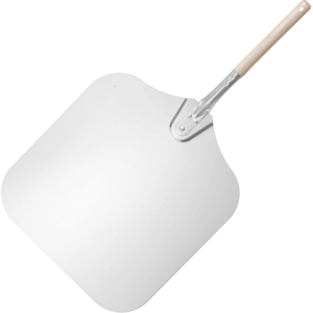 Łopata do pizzy z krótką rączką kwadratowa 405 x 760 mm – Hendi 618059