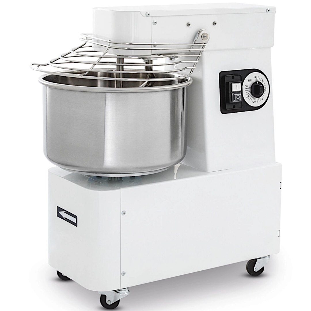 Miesiarka spiralna ze stałą głowicą i dzieżą 32 l 88 kg/h 1100 W Miesiarka spiralna ze stałą głowicą i dzieżą 32 l 88 kg/h 1100 W