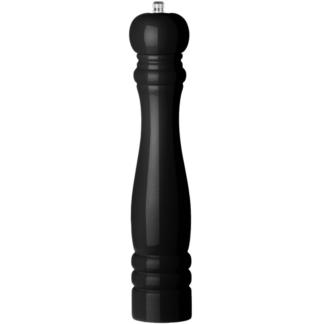 Młynek do mielenia pieprzu drewniany czarny śr. 60 x 315 mm – Hendi 469552