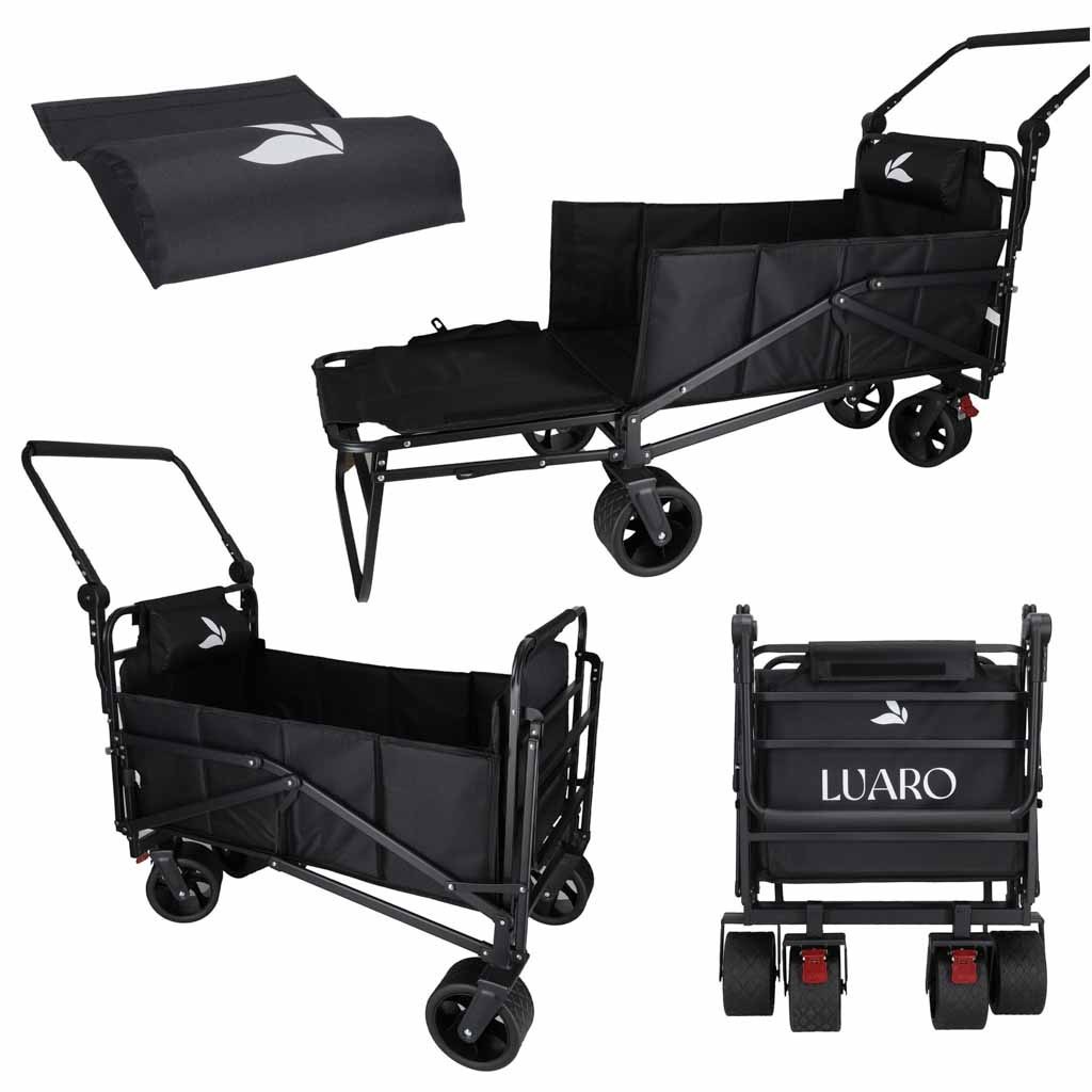 Wózek transportowy LUARO składany łóżko polowe 2w1 Wózek transportowy LUARO składany łóżko polowe 2w1