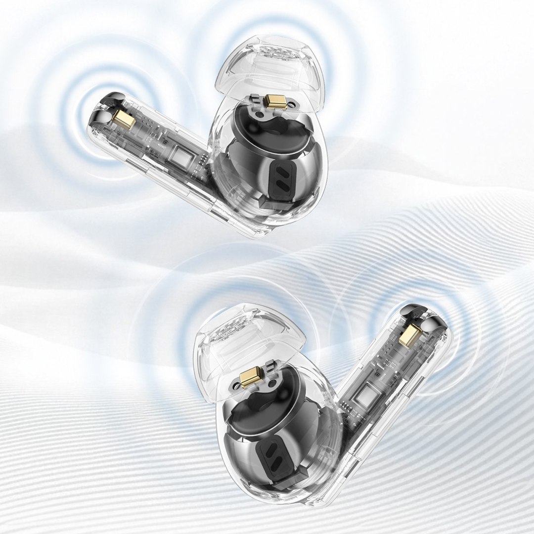 Słuchawki bezprzewodowe U21 TWS ANC ENC Bluetooth – czarne Słuchawki bezprzewodowe U21 TWS ANC ENC Bluetooth – czarne