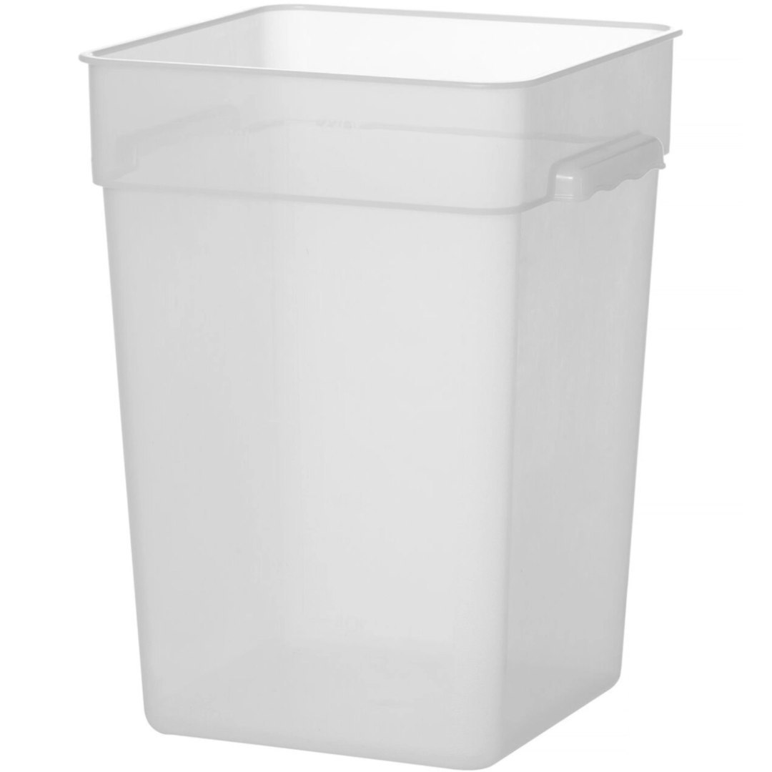 Pojemnik spożywczy do przechowywania żywności z podziałką 20.8 l 290 x 290 x 400 mm – Hendi 870969