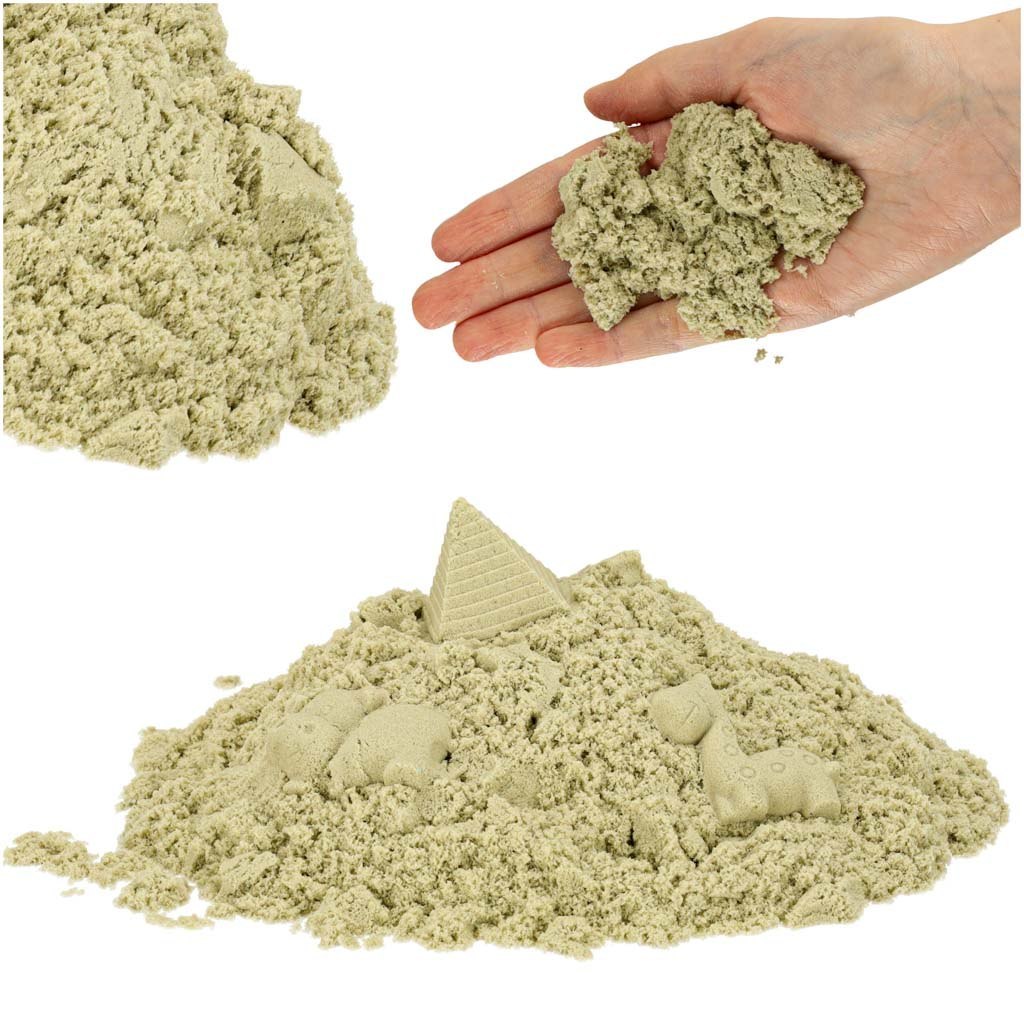 Piasek sensoryczny dla dzieci 1kg w woreczku naturalny beżowy Piasek sensoryczny dla dzieci 1kg w woreczku naturalny beżowy