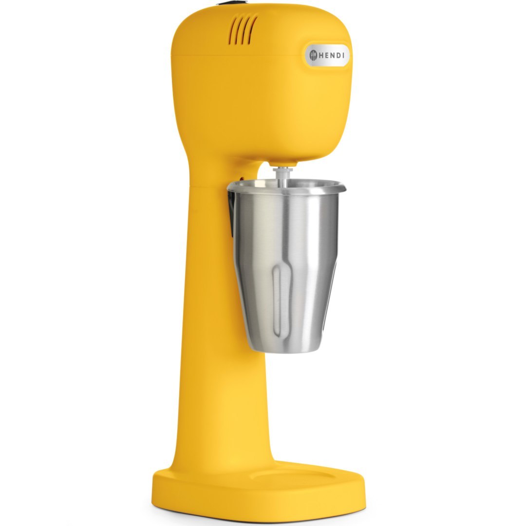 Shaker spieniacz do koktajli mlecznych 400 W żółty – Hendi 221631 Shaker spieniacz do koktajli mlecznych 400 W żółty – Hendi 221631