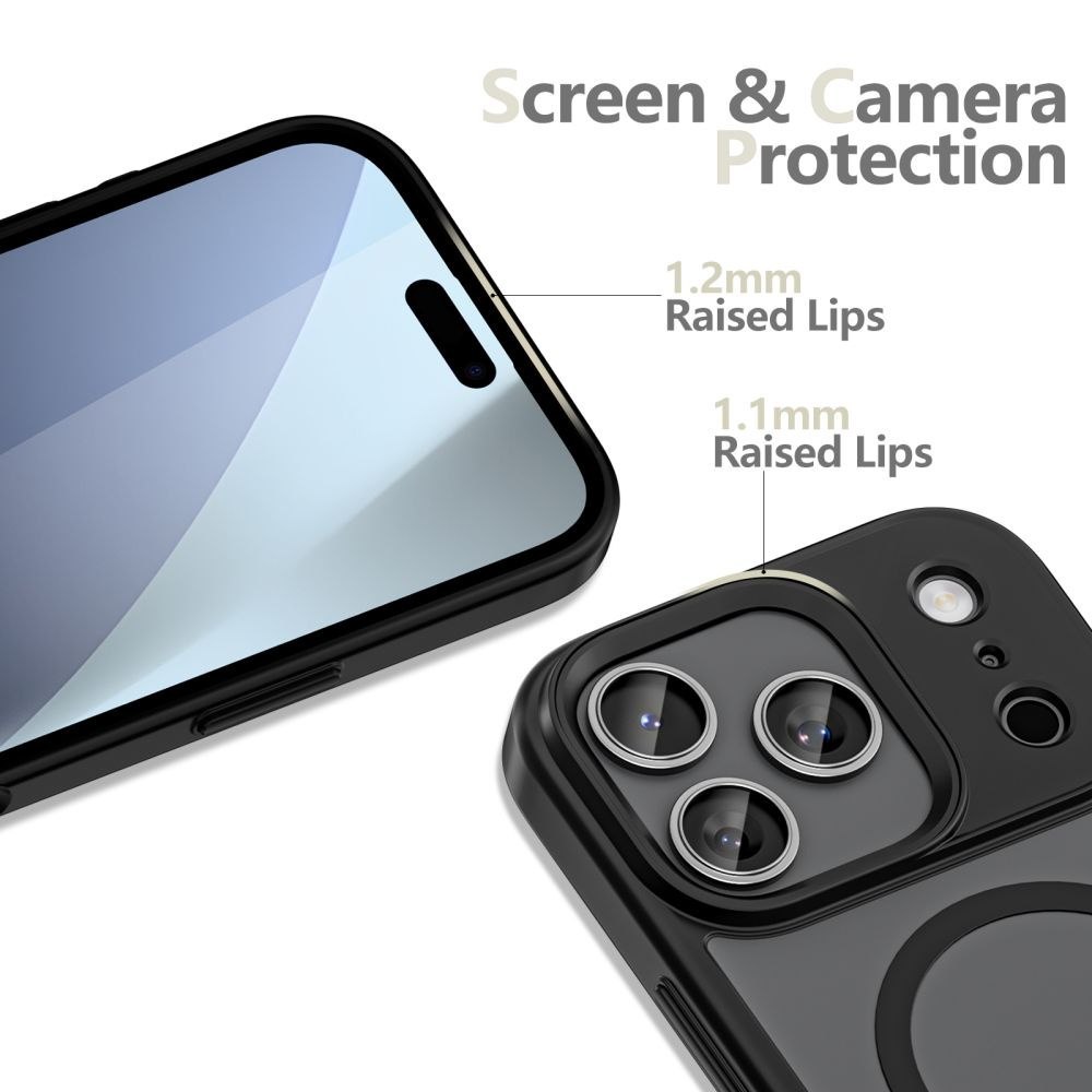 Etui case na iPhone 17 Pro Max MagMat MagSafe – czarny mat