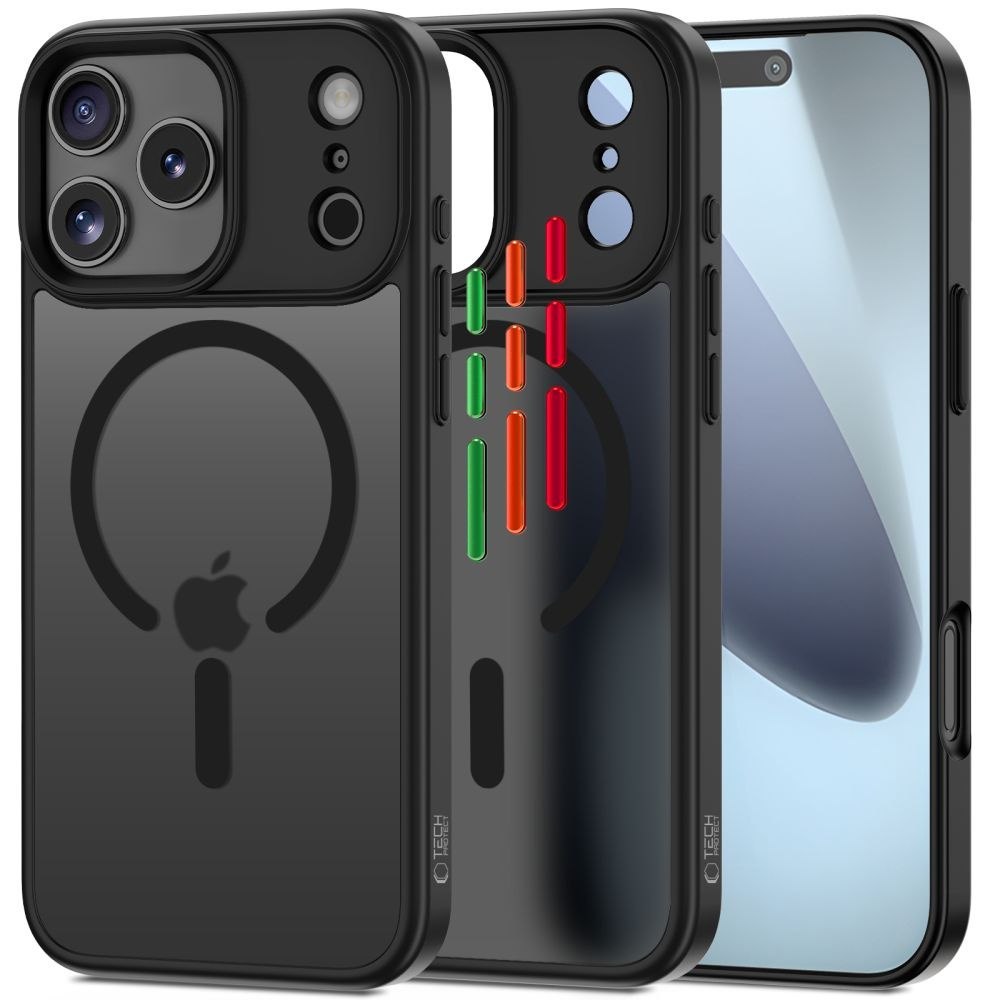 Etui case na iPhone 17 Pro MagMat XT 4-set MagSafe – czarny mat Etui case na iPhone 17 Pro MagMat XT 4-set MagSafe – czarny mat
