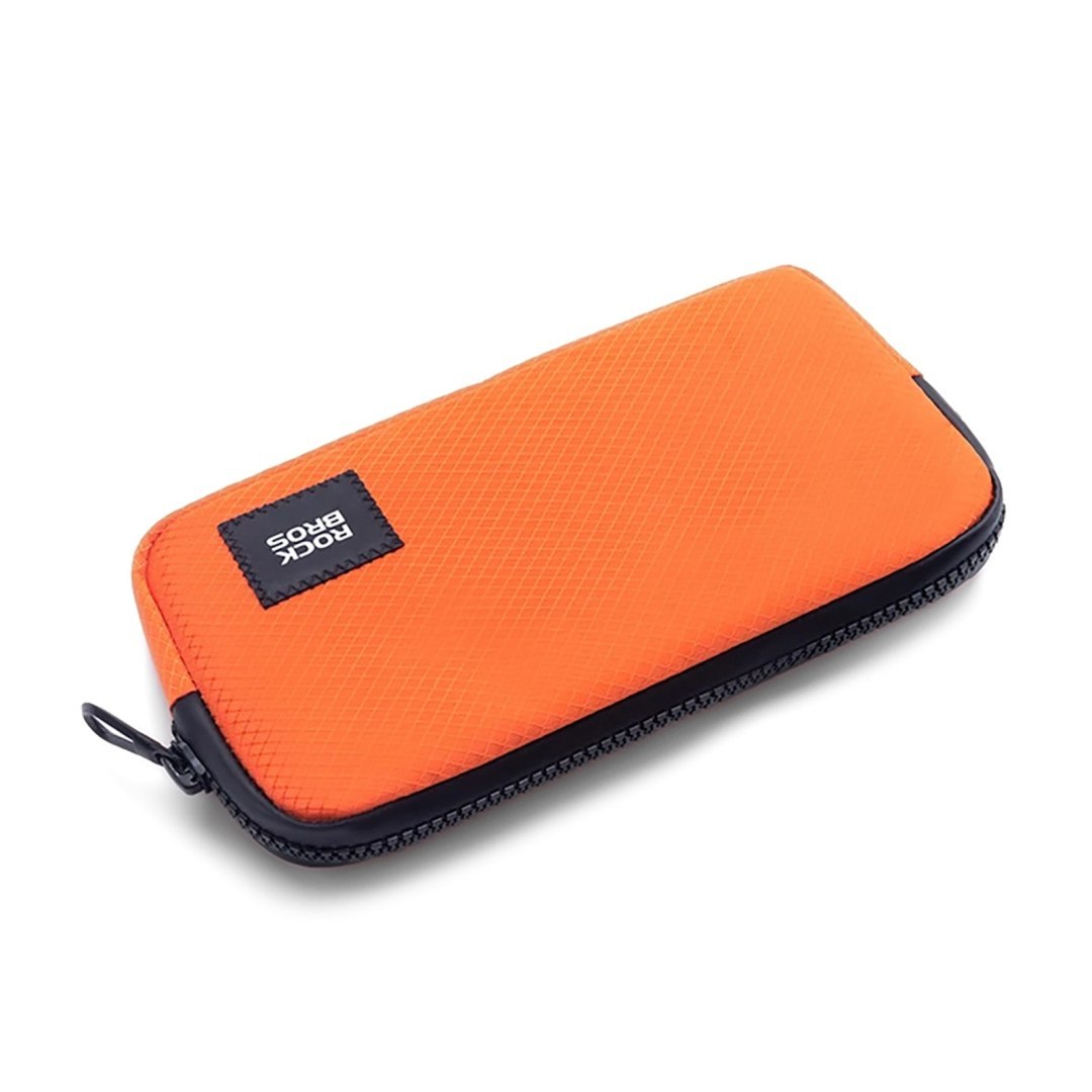 Saszetka rowerowa na telefon klucze portfel 20×11.5×2 cm – pomarańczowa
