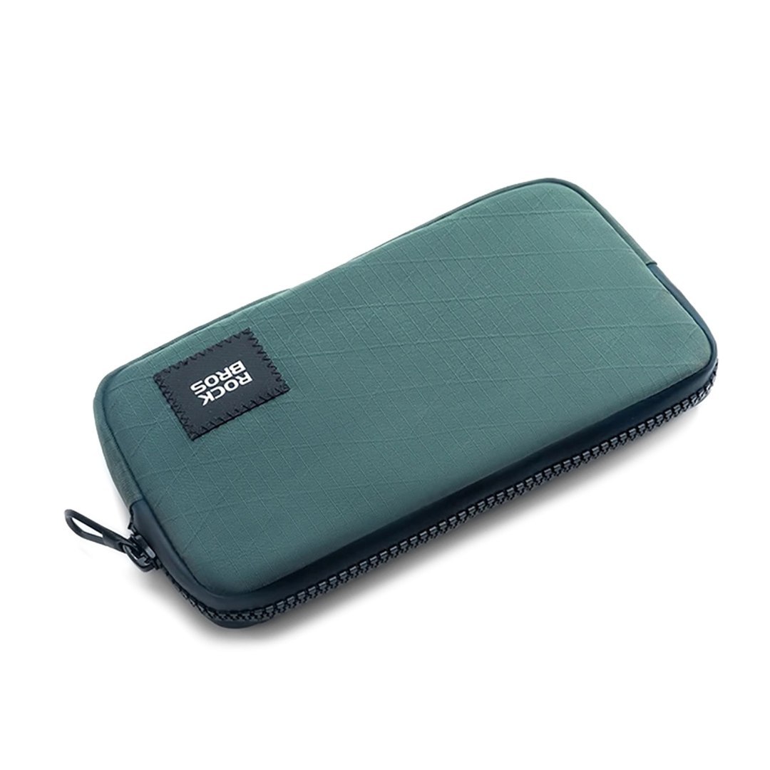 Saszetka rowerowa na telefon klucze portfel 20×11.5×2 cm- turkusowa