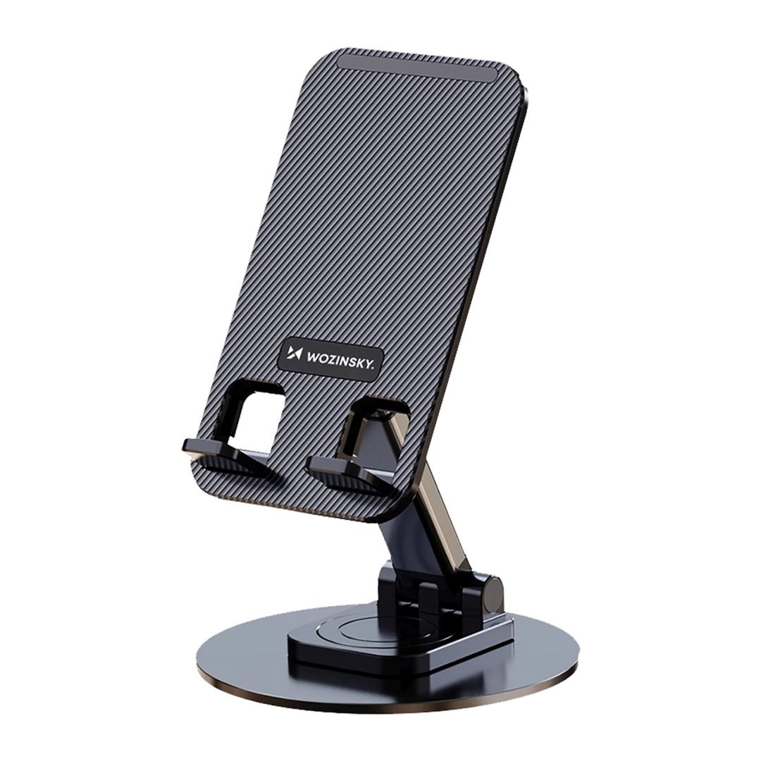 Podstawka stojak stabilny pod telefon tablet – czarny Podstawka stojak stabilny pod telefon tablet – czarny