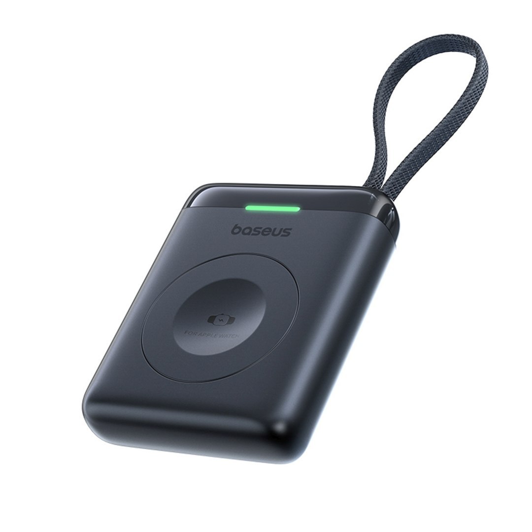 Powerbank 1640 mAh 5W EnerFill FW11 do Apple Watch z wbudowanym kablem – czarny