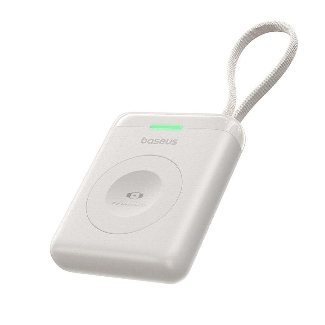 Powerbank 1640 mAh 5W EnerFill FW11 do Apple Watch z wbudowanym kablem – biały
