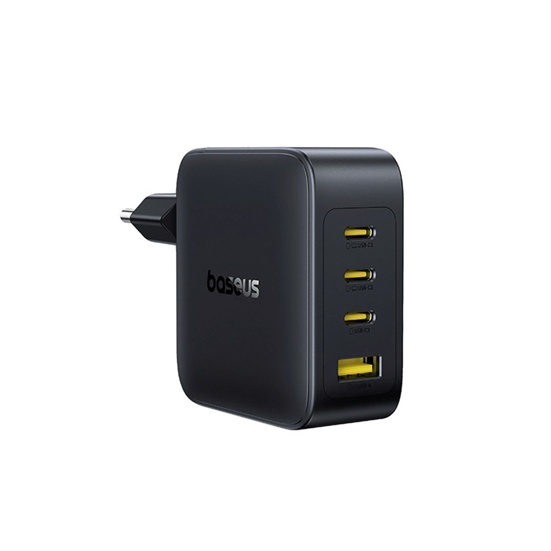 Ładowarka sieciowa 3x USB-C USB-A GaN 140W – czarna