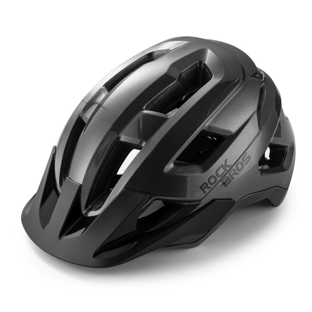 Kask rowerowy młodzieżowy LK-67 z odpinanym daszkiem 54-58 cm – szary Kask rowerowy młodzieżowy LK-67 z odpinanym daszkiem 54-58 cm – szary
