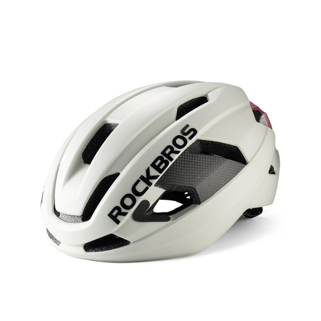 Kask rowerowy LK-15 z włókna węglowego 58-62 cm – jasnoszary Kask rowerowy LK-15 z włókna węglowego 58-62 cm – jasnoszary