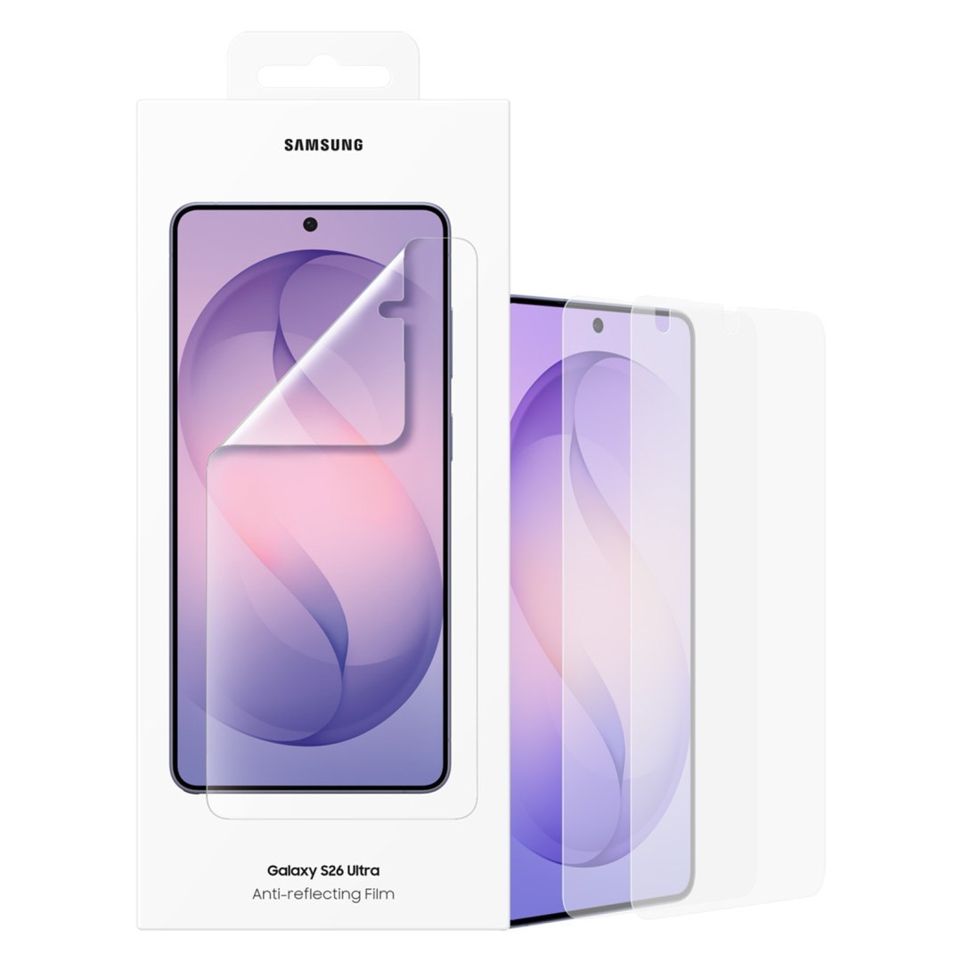 Folia ochronna antyrefleksyjna na Samsung Galaxy S26 Ultra Samsung EF-US948CTE – 2 szt. Folia ochronna antyrefleksyjna na Samsung Galaxy S26 Ultra Samsung EF-US948CTE – 2 szt.