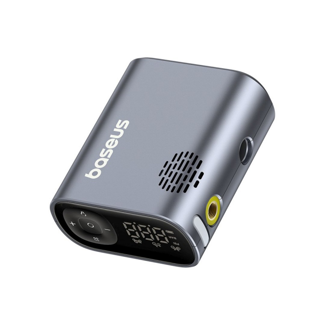 Pompka rowerowa elektryczna z wyświetlaczem 1500mAh 150 psi 45W – czarna