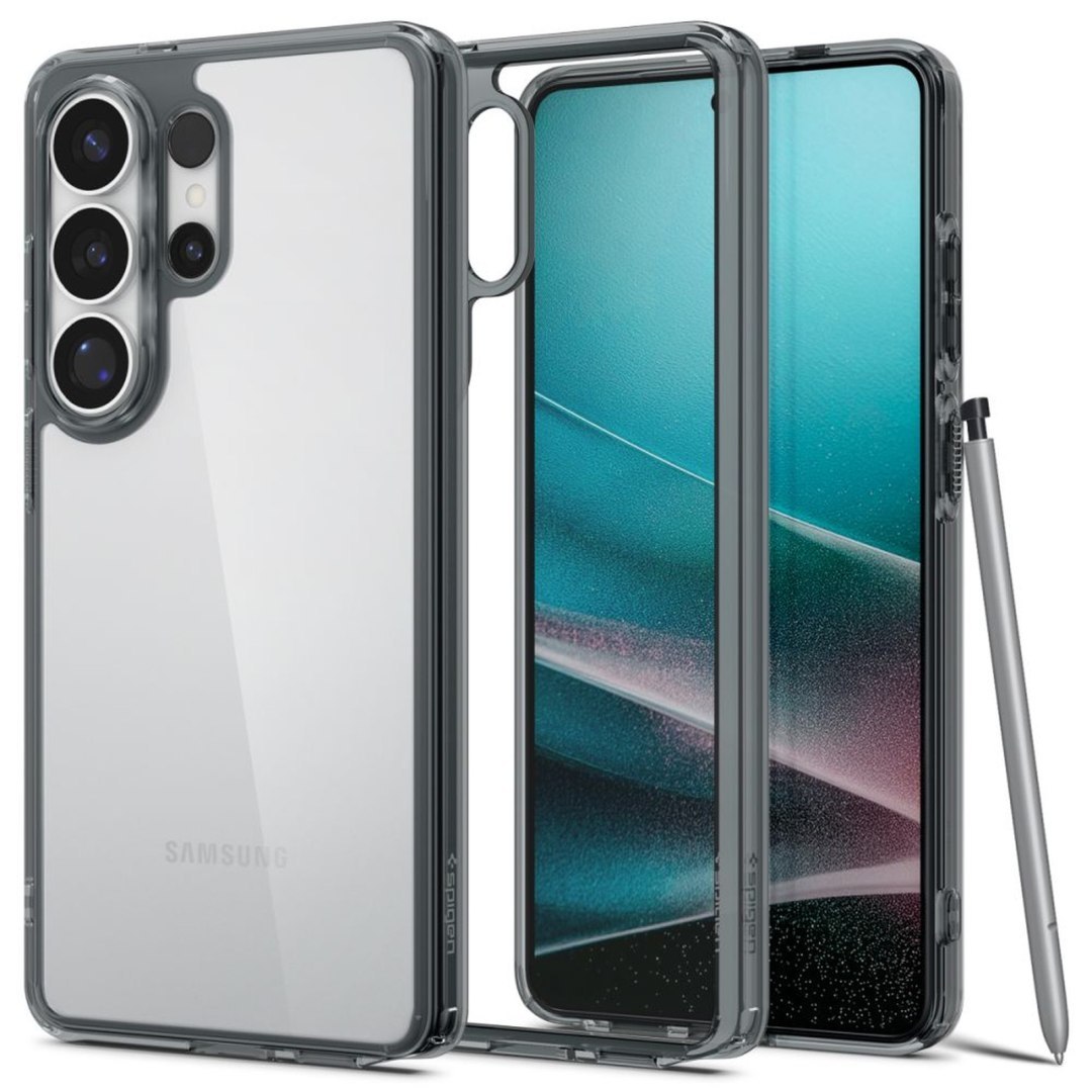 Etui pokrowiec case na Samsung Galaxy S26 Ultra Ultra Hybrid – przezroczysto-czarny