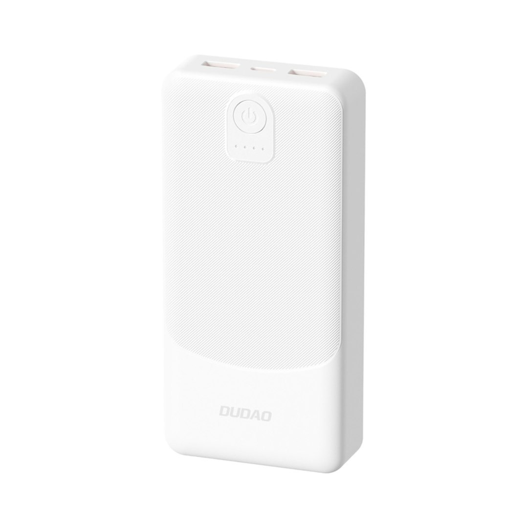 Powerbank 20000mAh USB-A K10Pro 2.4A – biały Powerbank 20000mAh USB-A K10Pro 2.4A – biały