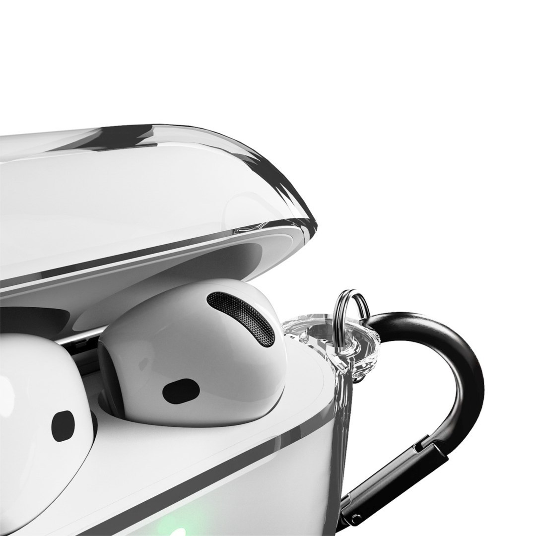 Etui pokrowiec na słuchawki AirPods 4 0.3 Nude – przezroczysty Etui pokrowiec na słuchawki AirPods 4 0.3 Nude – przezroczysty