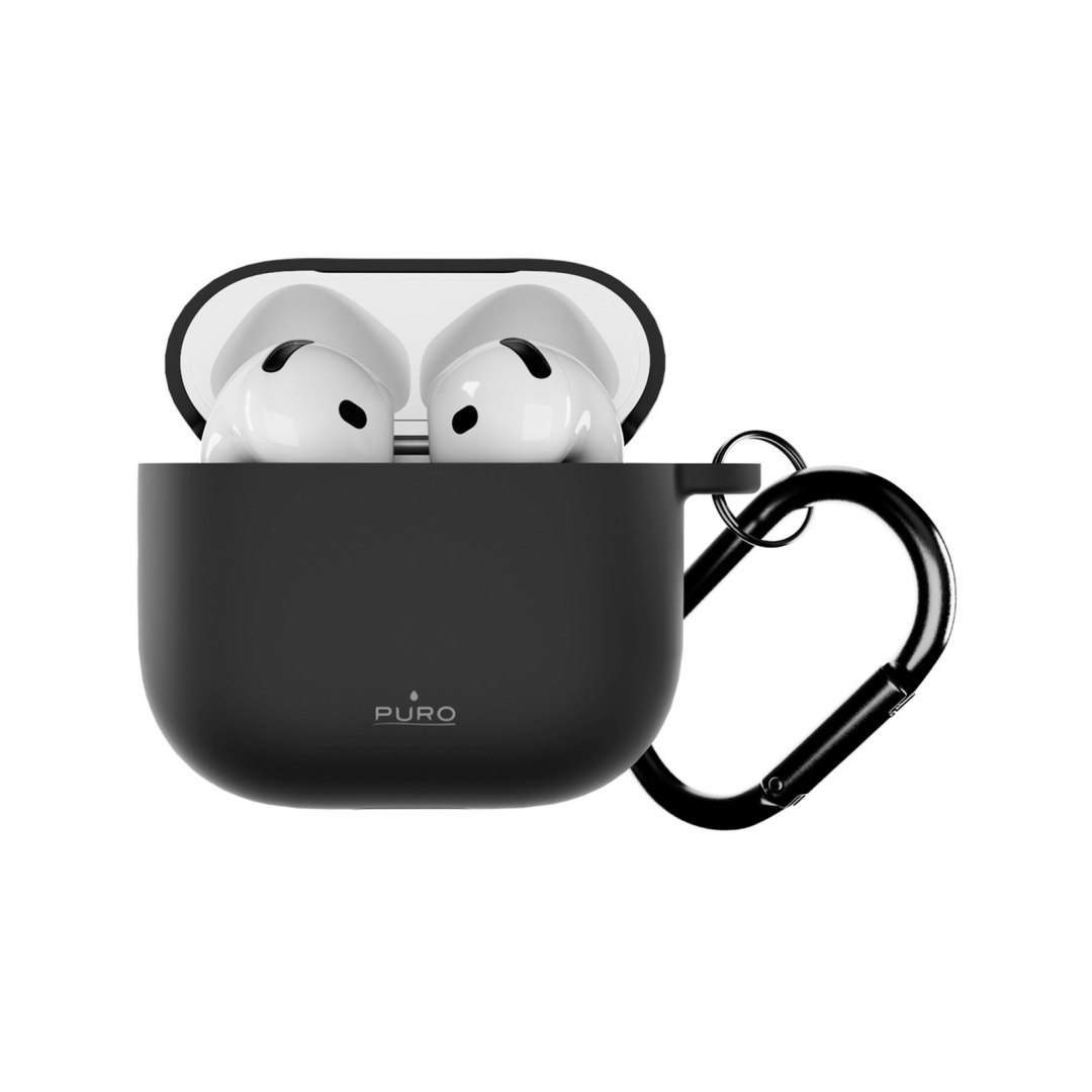 Etui pokrowiec na słuchawki AirPods 4 Icon – czarny