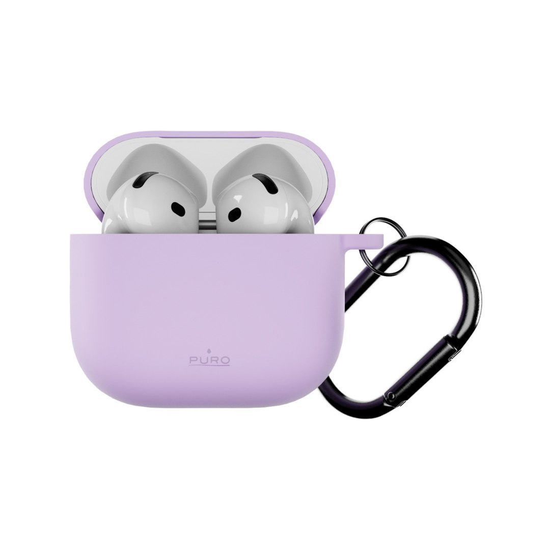 Etui pokrowiec na słuchawki AirPods 4 Icon – fioletowy Etui pokrowiec na słuchawki AirPods 4 Icon – fioletowy
