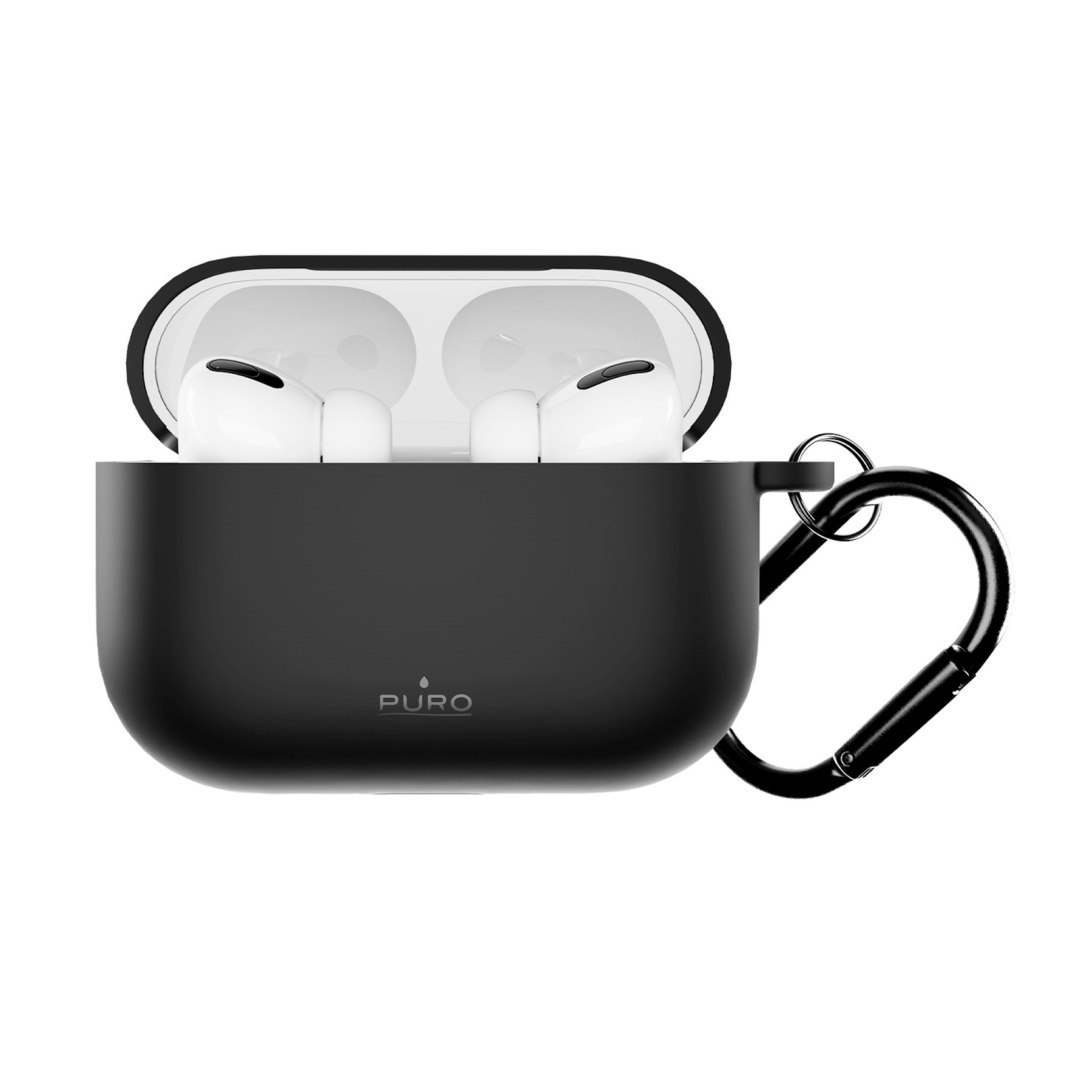 Etui pokrowiec na słuchawki AirPods Pro 3 Icon – czarny Etui pokrowiec na słuchawki AirPods Pro 3 Icon – czarny