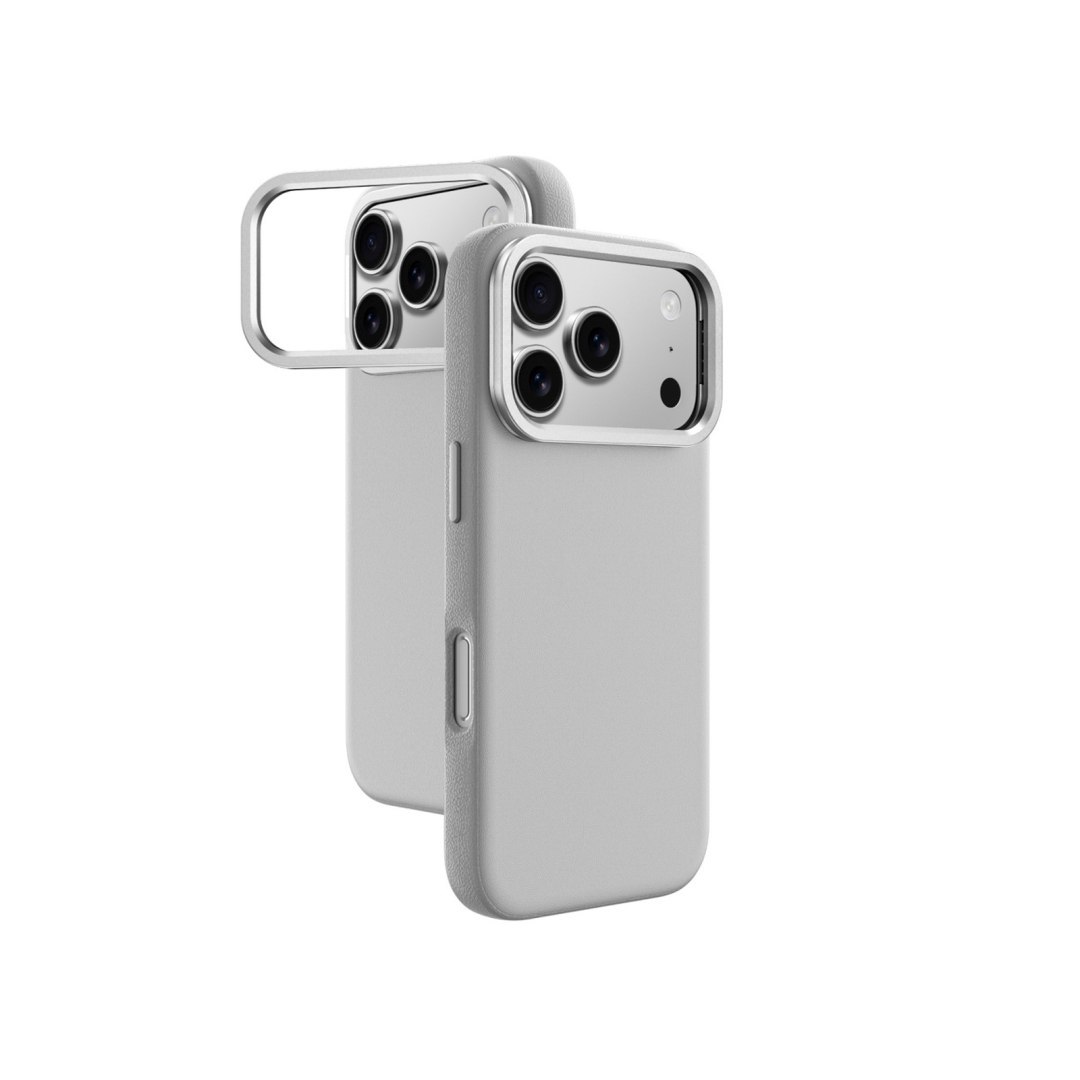 Etui pokrowiec z podstawką na iPhone 17 Pro Max Glamour – szary