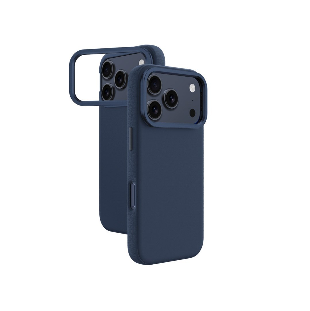 Etui pokrowiec z podstawką na iPhone 17 Pro Max Glamour – niebieski