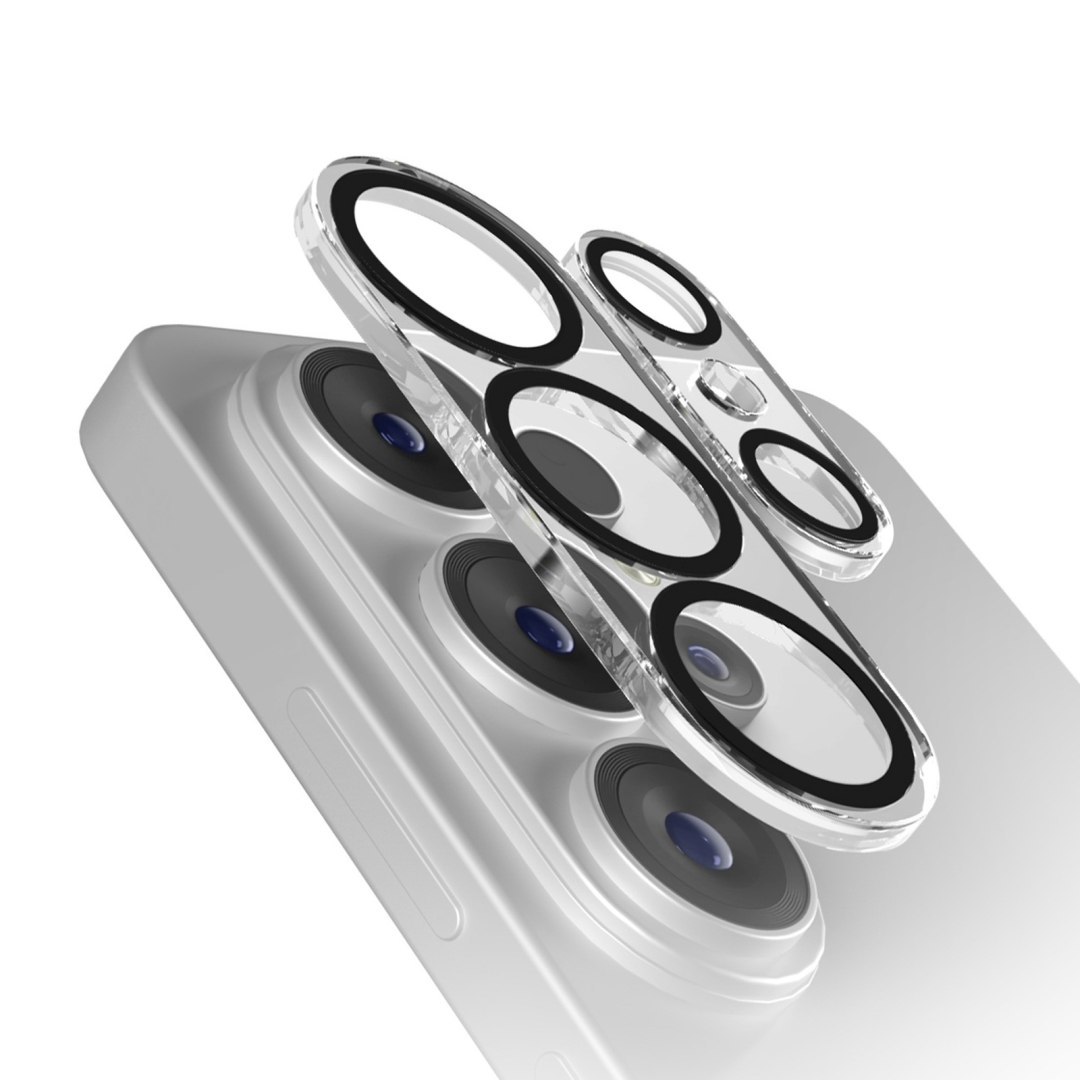Szkło ochronne na tylną kamerę do Samsung Galaxy S26 Ultra – z czarną ramką