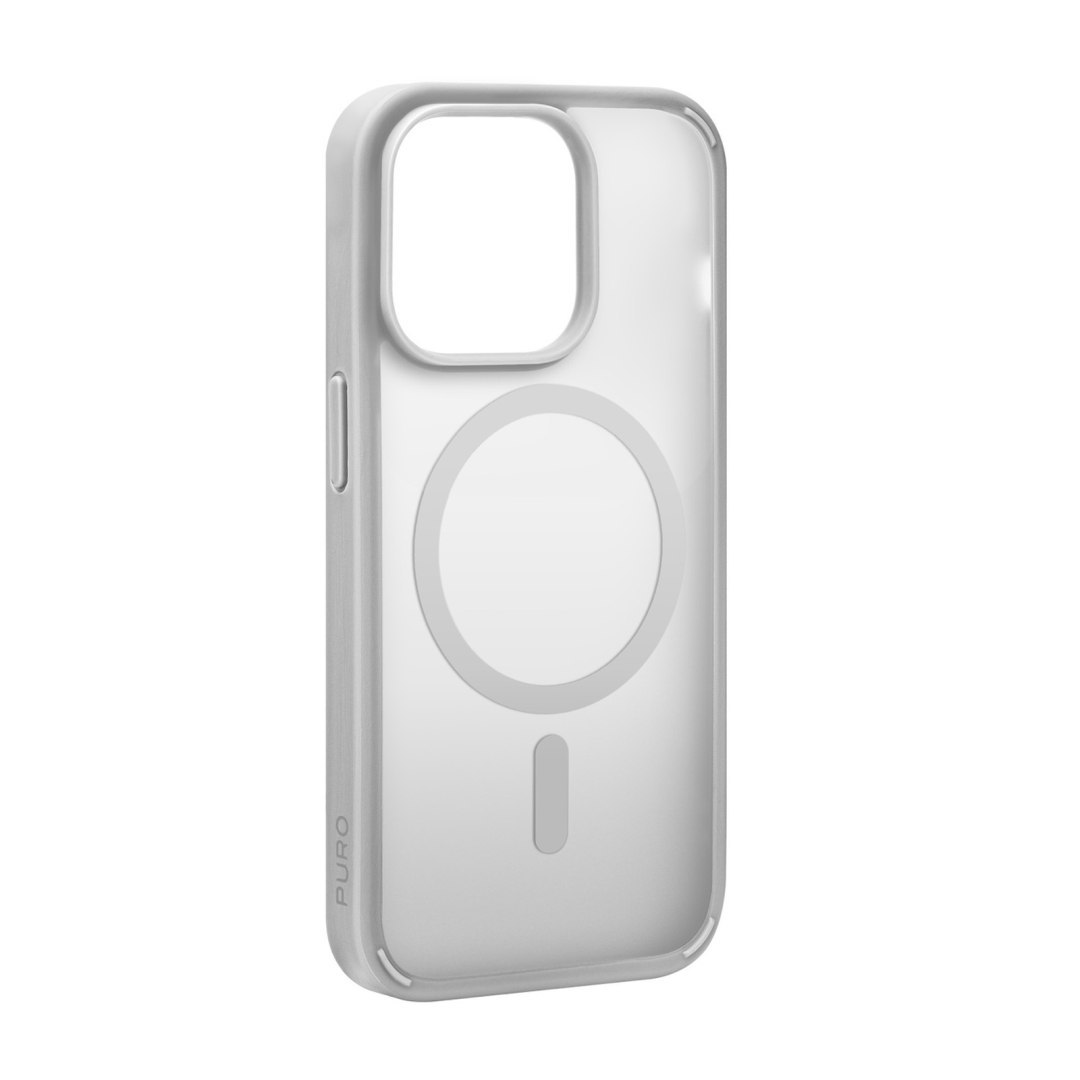 Etui silikonowe do iPhone 15 Pro Max Gradient MagSafe – srebrne Etui silikonowe do iPhone 15 Pro Max Gradient MagSafe – srebrne