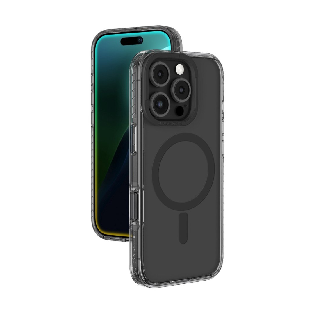 Etui silikonowe do iPhone 16 Pro Max Titan Pro Mag Case – czarne