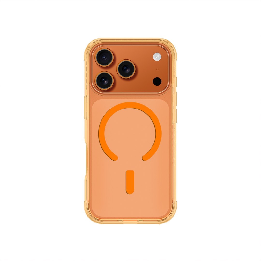 Etui pokrowiec na iPhone 17 Pro Max Titan Pro MagSafe – pomarańczowe