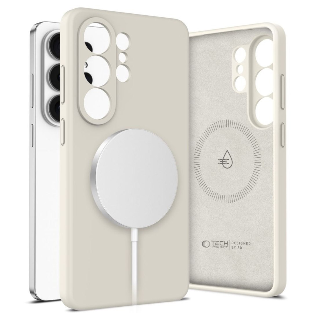 Etui pokrowiec na Samsung Galaxy S26 Ultra Silicone MagSafe – beżowy
